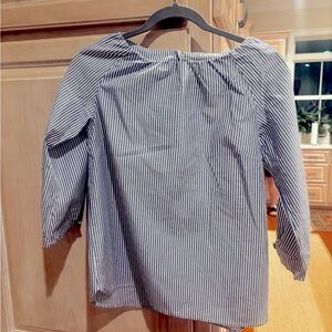 Crew Cuts Blue and white stripe shirt